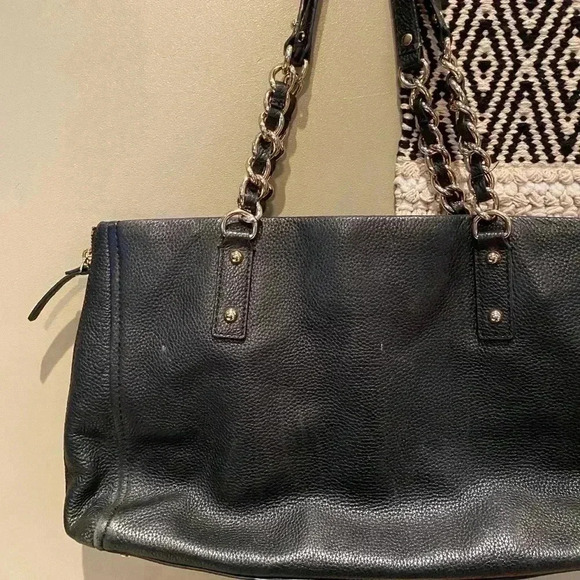 KATE SPADE LEATHER BLACK BAG PURSE - Picture 8 of 11